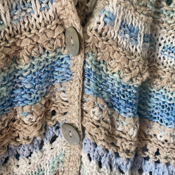 Vintage Coastal Cardigan size medium - Picture 3 of 4